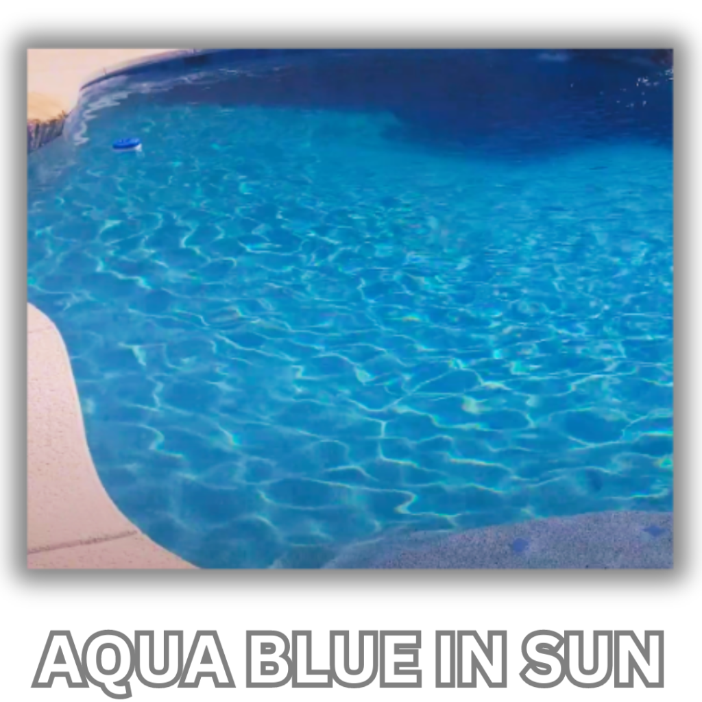 Aqua blue vs aqua white mini pebble